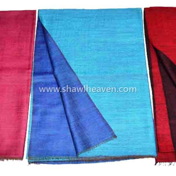 dual color, two sided, two tone reversible wool scarf wrap from Tri Star Overseas